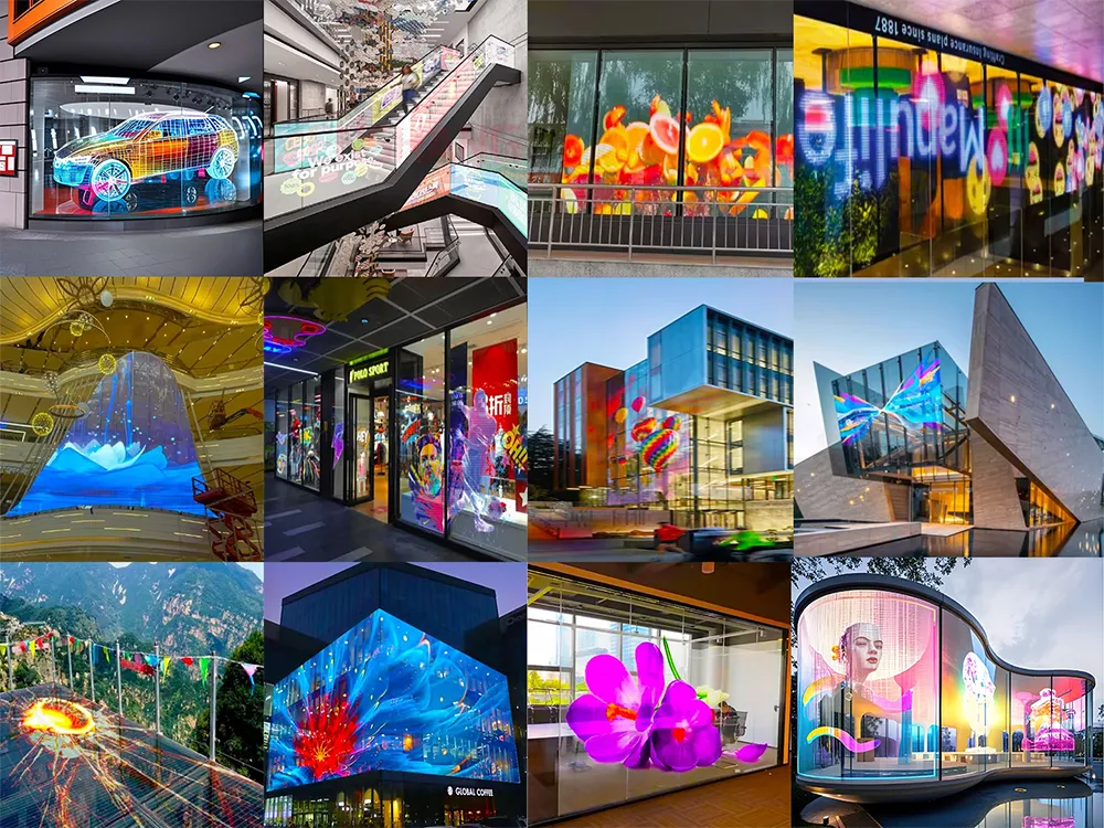 Where Is LED Window Film Screen Used