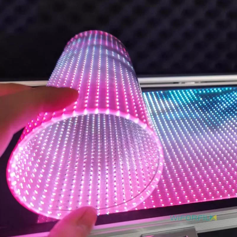 Indoor Adhesive Transparent Flexible LED Film