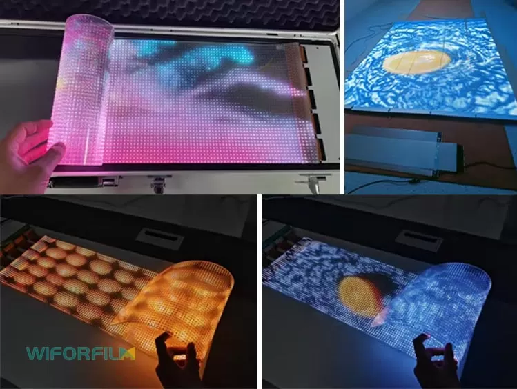 windows glass transparent led display