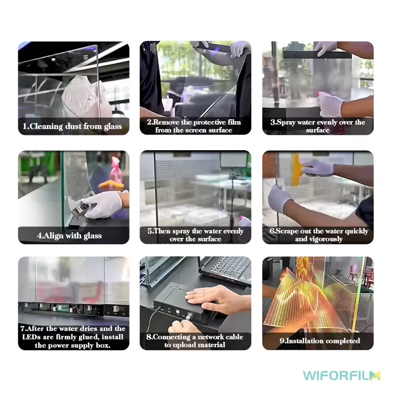 Easy Installation on Glass — No Heavy Structure